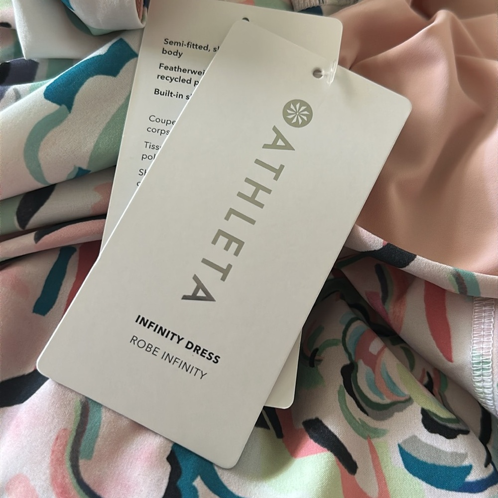 Athleta Infinity Dress Robe Infinity Size L - Picture 10 of 15
